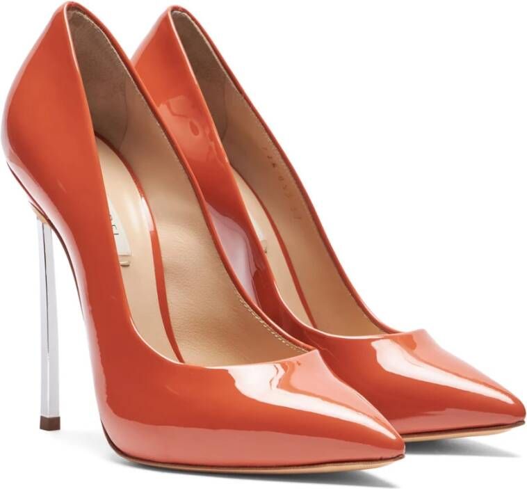 Casadei Fuchsia Patent Leren Blade Pump Pink Dames