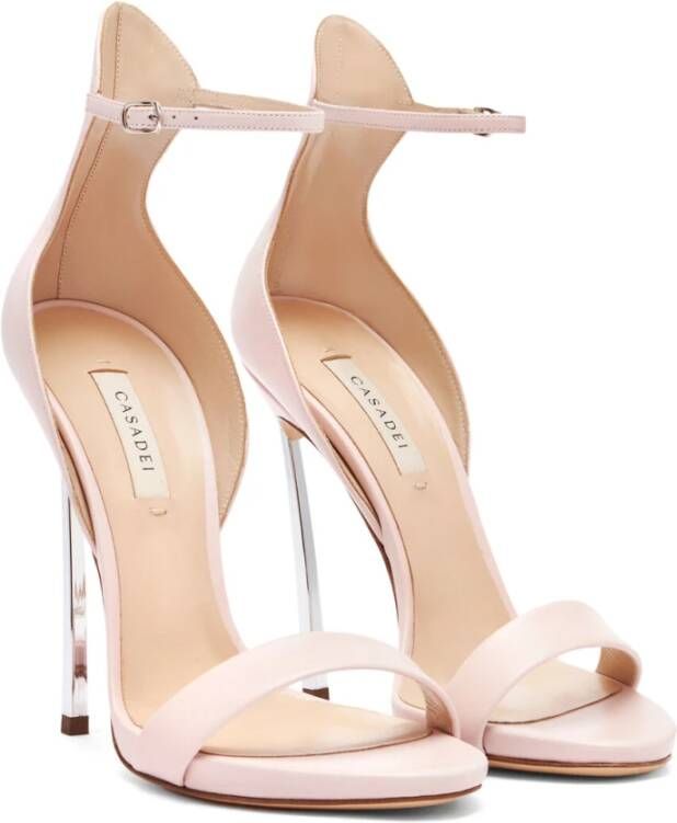 Casadei Rose Nappa Blade Sandalen Pink Dames