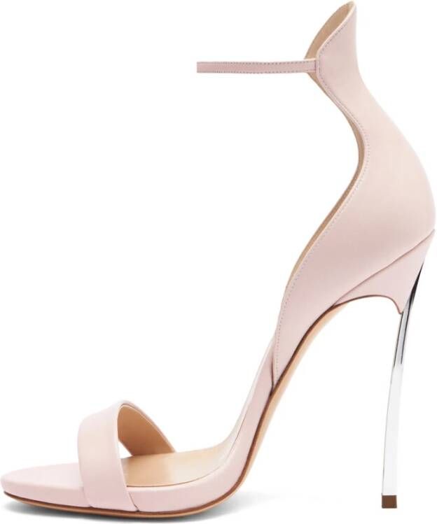 Casadei Rose Nappa Blade Sandalen Pink Dames