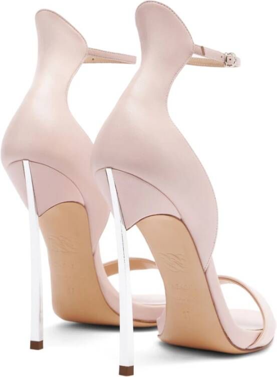 Casadei Rose Nappa Blade Sandalen Pink Dames