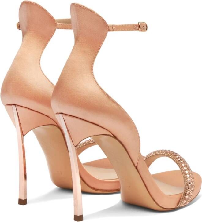 Casadei Blade Stratosphere Satin Sandaal Pink Dames