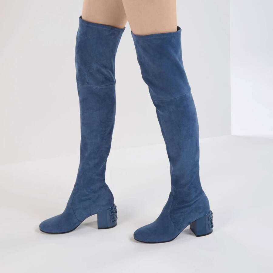 Casadei Boots Blue Dames
