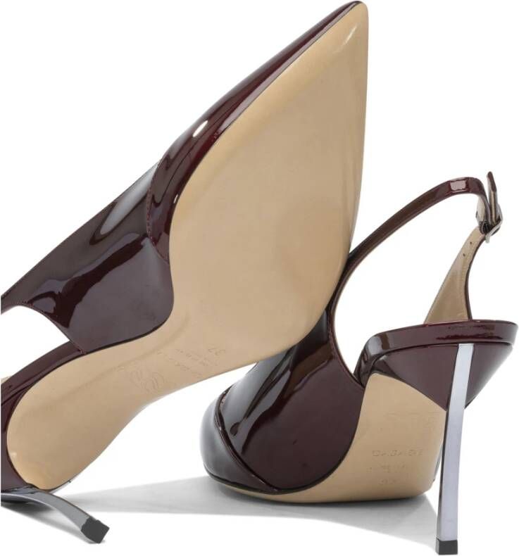 Casadei Bordeaux Hakken Schoenen Elegant Stijl