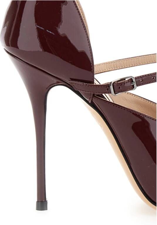 Casadei Bordeaux Stiletto Hoge Hakken