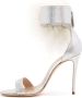 Casadei Extravagante Aria Sandaal met Pluizige Bontgesp White Dames - Thumbnail 3