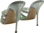 Casadei Gelamineerde leren sandalen met Swarovski Gray Dames - Thumbnail 3