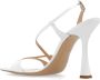 Casadei Geraldine glanzende sandalen met hak White Dames - Thumbnail 5
