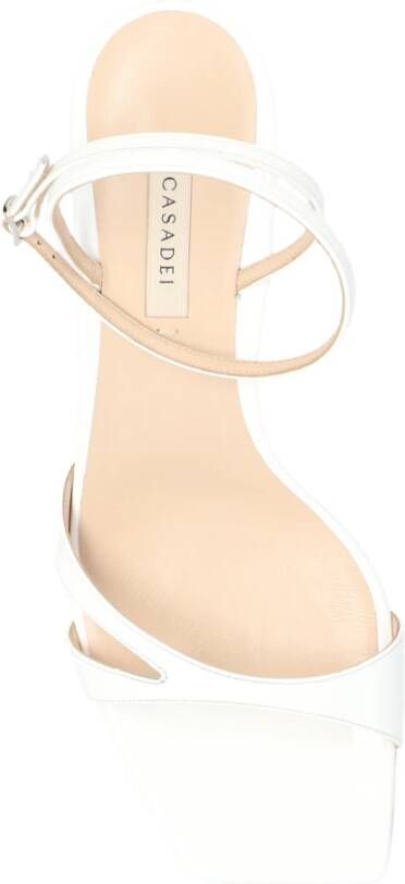 Casadei Geraldine sandalen met hak White Dames