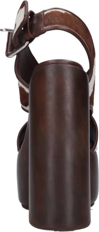 Casadei Sandalen Bruin Brown Dames