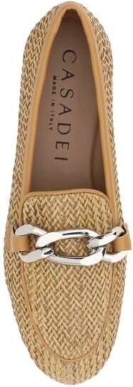 Casadei Gevlochten leren loafers