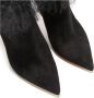 Casadei Glamoureuze enkellaars uit de jaren 50 met Mongoolse pluche decoratie Zwart Dames - Thumbnail 4