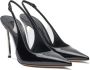 Casadei Glanzende Slingback met Blade Hak Black Dames - Thumbnail 2