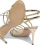 Casadei Gouden Leren Sandalen Elegante Stijl - Thumbnail 2