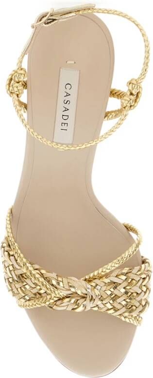 Casadei Grijze Marbella Sandalen