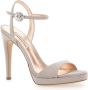 Casadei Grijze sandalen met hoge hakken en klem detail Gray Dames - Thumbnail 2