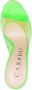 Casadei Groene Transparante Peep-Toe Hoge Hak Sandalen - Thumbnail 2