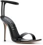 Casadei Zwarte lakleren hoge hak sandalen Black Dames - Thumbnail 7