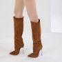 Casadei Chunky Blade Laarzen Brown Dames - Thumbnail 5