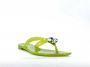 Casadei Jelly PVC Slippers met Swarovski Green Dames - Thumbnail 2