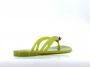 Casadei Jelly PVC Slippers met Swarovski Green Dames - Thumbnail 3