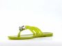 Casadei Jelly PVC Slippers met Swarovski Green Dames - Thumbnail 4