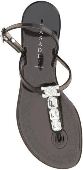 Casadei Jelly Sandalen met Kralendetail