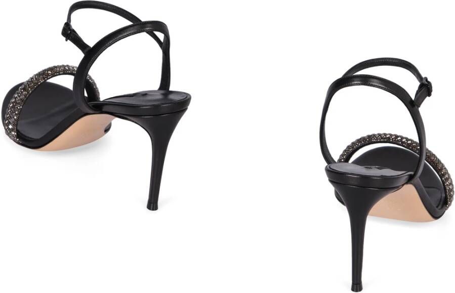 Casadei Kristal Hak Sandalen met Stratosphere Stijl