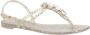 Casadei Kristallen Jelly Sandalen met Swarovski Versieringen Yellow Dames - Thumbnail 2
