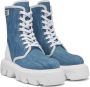 Casadei Lace-up Boots Blue Dames - Thumbnail 2