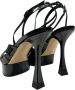 Casadei Lakleren Enkelband Sandalen Black Dames - Thumbnail 4