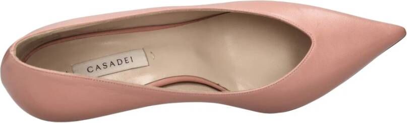 Casadei Leren Pumps met Merklogo Zool
