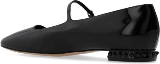 Casadei Leren schoenen Camoscio Black Dames