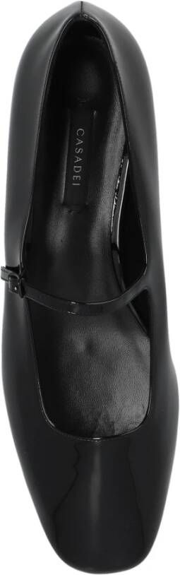Casadei Leren schoenen Camoscio Black Dames