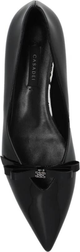 Casadei Leren schoenen Tiffany Black Dames