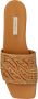 Casadei Leren slippers met logo - Thumbnail 2