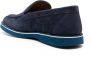 Casadei Blauwe Leren Loafers Elegant Gesloten Platte Schoenen Blue Heren - Thumbnail 3