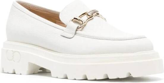 Casadei Loafers White Dames