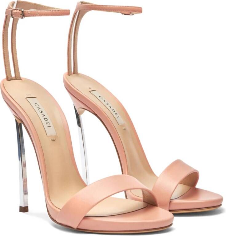 Casadei Marta Leren Sandaal Pink Dames