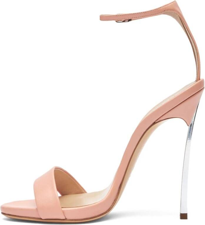 Casadei Marta Leren Sandaal Pink Dames