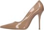 Casadei Julia glanzende stiletto pumps Beige Dames - Thumbnail 2