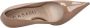 Casadei Julia glanzende stiletto pumps Beige Dames - Thumbnail 6