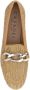 Casadei Metalen Plaque Leren Loafers Beige Dames - Thumbnail 4