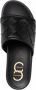 Casadei Zwarte Leren Casual Muiltjes Slippers Black Dames - Thumbnail 4