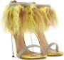 Casadei Multikleurige Mongoolse pluche sandalen Yellow Dames - Thumbnail 2