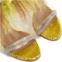 Casadei Multikleurige Mongoolse pluche sandalen Yellow Dames - Thumbnail 5