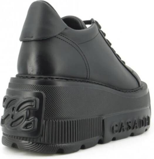 Casadei Nexus Leren Sneakers Zwart Black Dames
