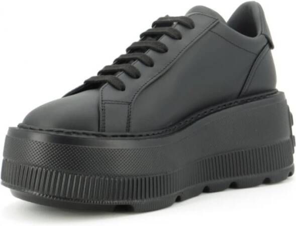 Casadei Nexus Leren Sneakers Zwart Black Dames