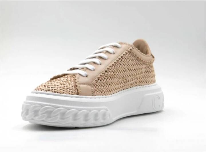 Casadei Off Road Hanoi Sneaker Beige Dames