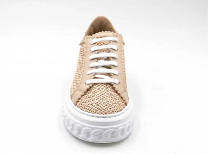 Casadei Off Road Hanoi Sneaker Beige Dames