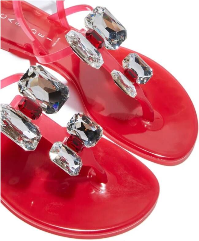 Casadei Platte sandalen Rood Dames